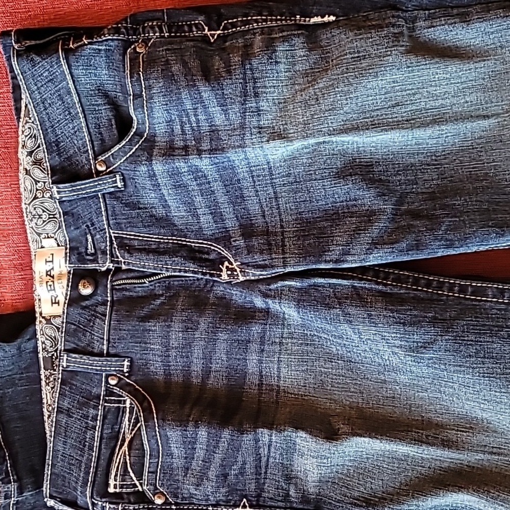 Ariat Real Straight jeans, size 32r